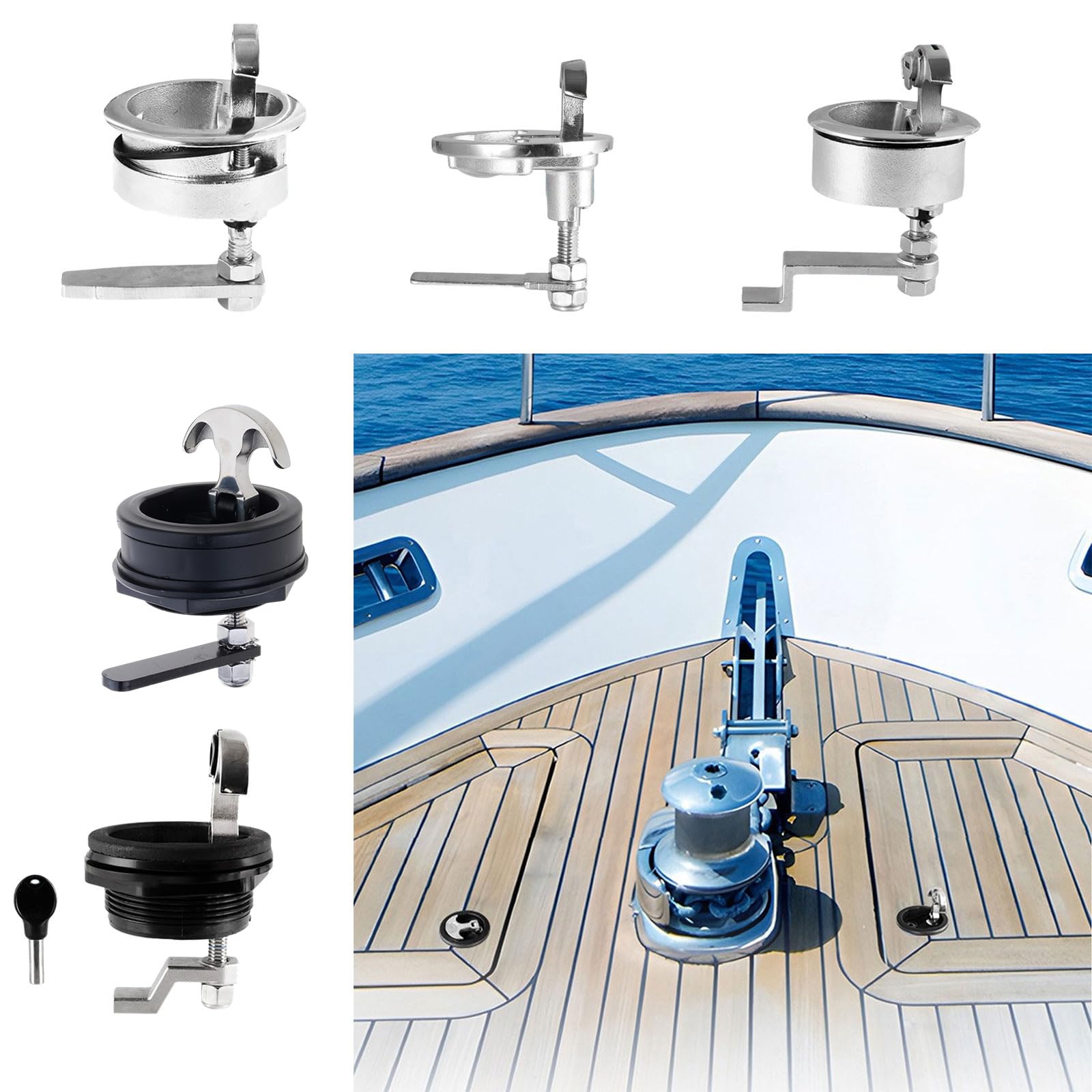 Chiusure a T per barche, accessori per barche, accessori per barche, facile installazione, raccordi robusti per barche