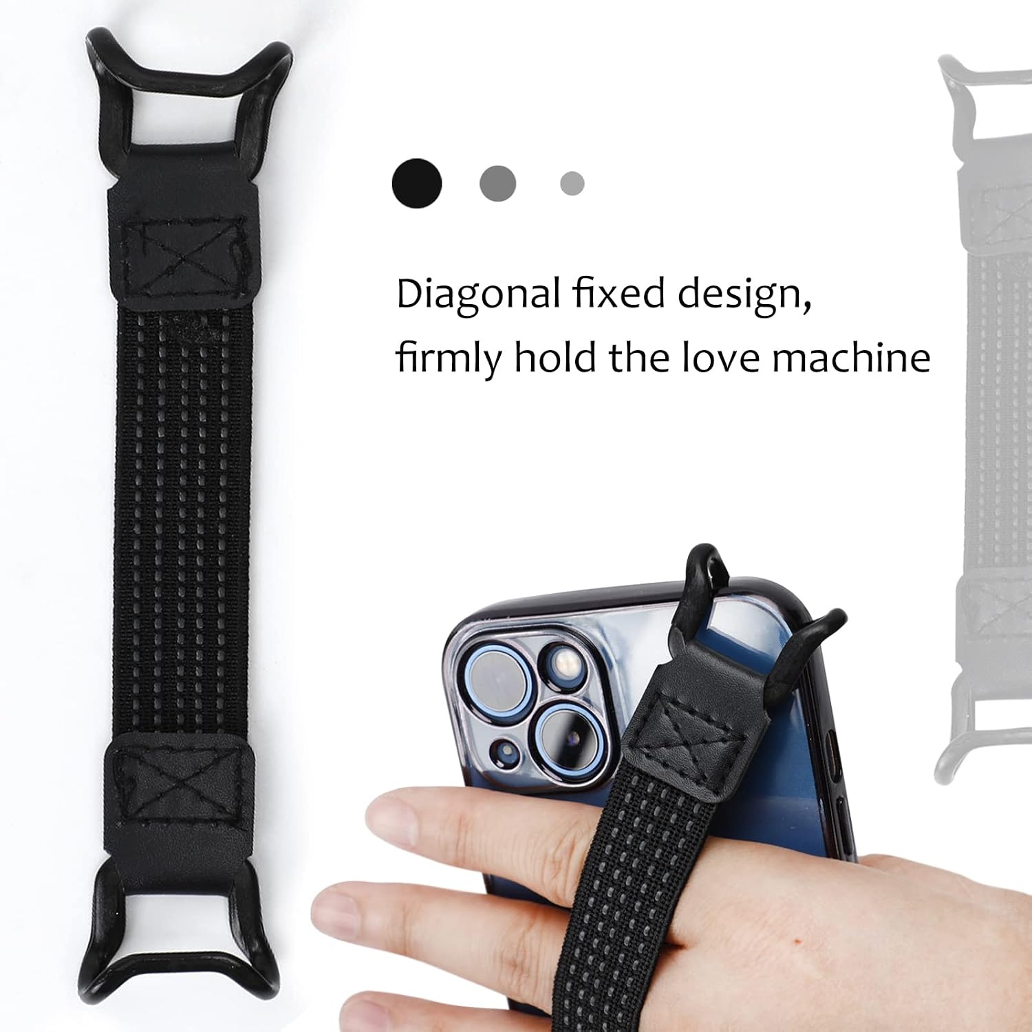 6 Pack Mobile Phone Security Hand Strap Holder for 5.2-7.5 Inch Smartphones Universal Drop Prevention Elastic Bundle Grip Belt for Kindle Phone 13/12/11/Xr/Xs Max and Other Smartphones