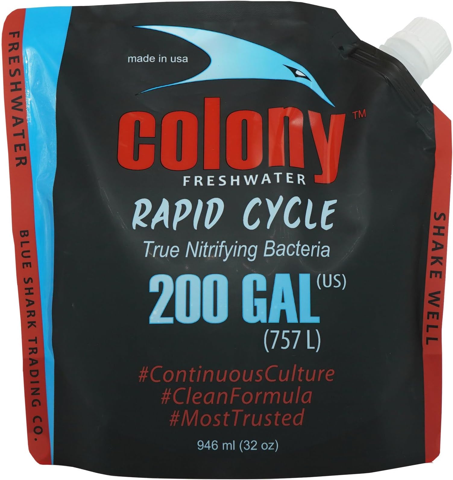 Blue Shark (Formerly Colony Freshwater Rapid Cycle 200 gal Tank Cycle 32 oz