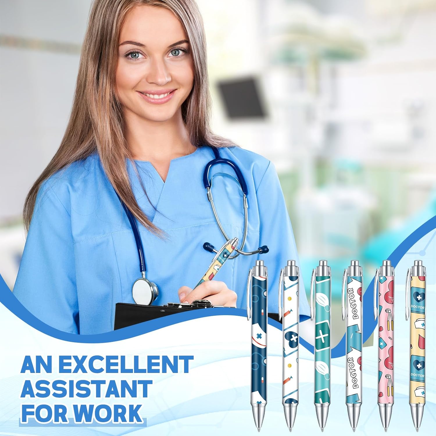 Thenshop 6 Set Nurse Appreciation Gifts, Nurse Pens image 5
