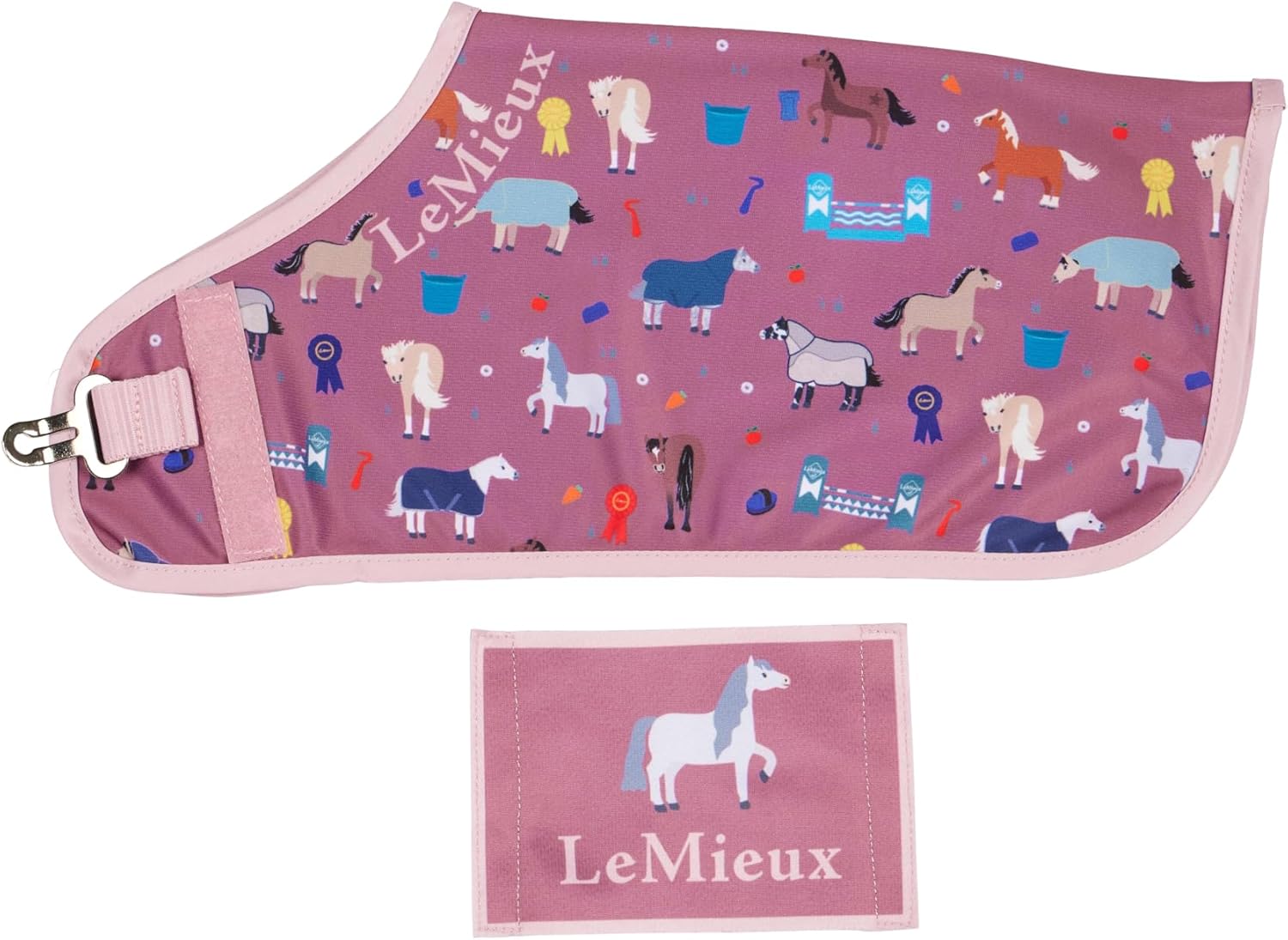 LeMieux Toy Pony Printed Rug - Super Soft Cooler Fleece Rug - Must Have for All Toy Ponies - Suitable for Ages 3+ - Macaron