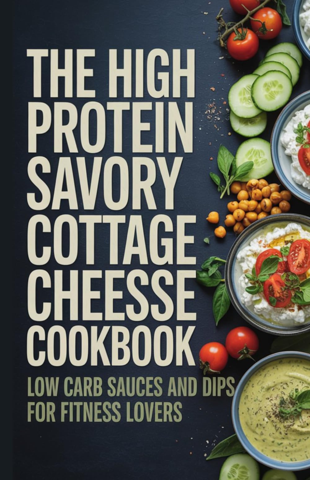The High Protein Savory Cottage Cheese Cookbook: Low Carb Sauces and Dips for Fitness Lovers