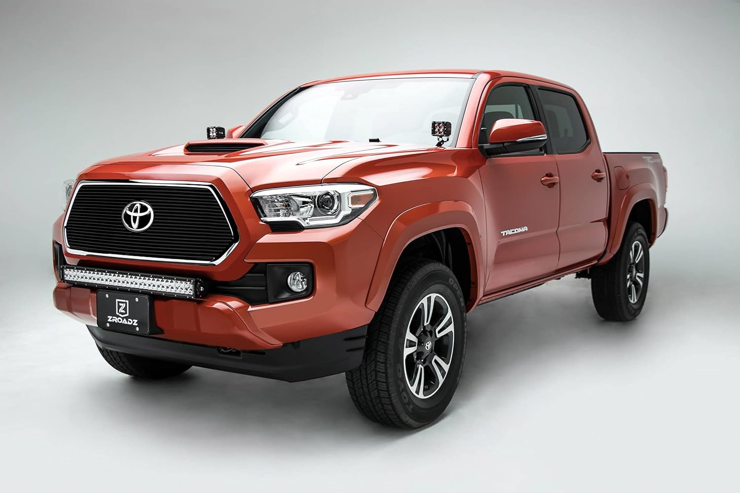 2018-2022 Tacoma Billet Grille, Black, 1 Pc, Insert, Does Not Fit Vehicles with Camera - PN #20950B