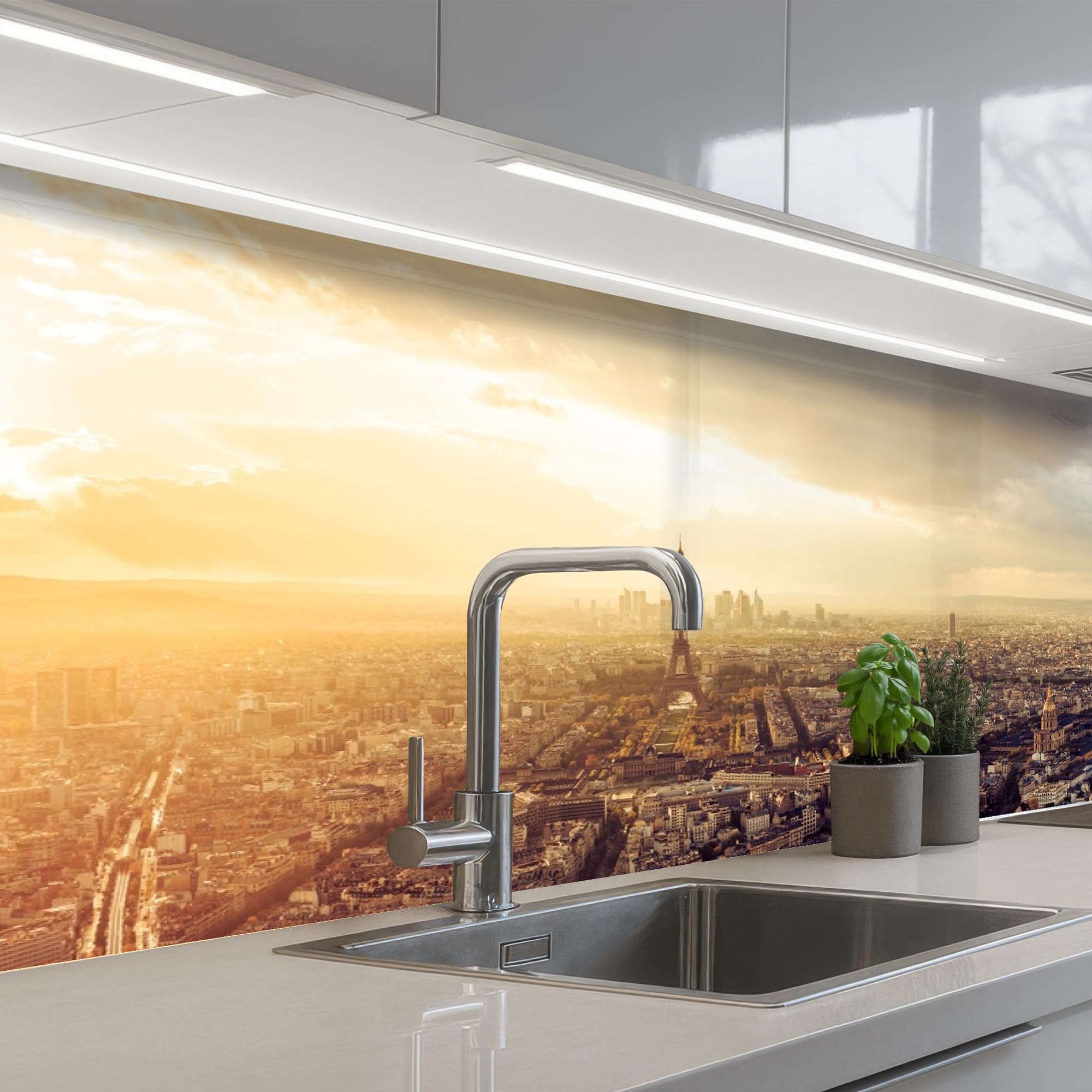 KitchenYeah© Splashback for Kitchen self-Adhesive Sink Splash Splatter