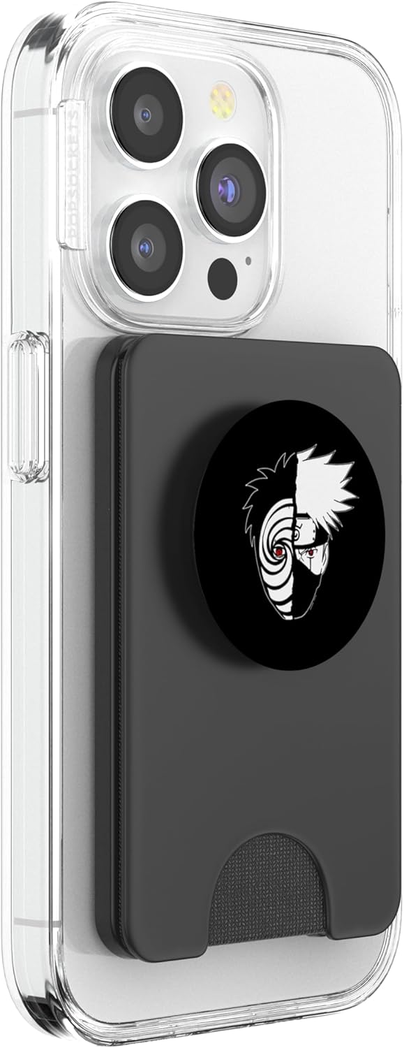 Naruto Shippuden Kakashi Tobi Split Face PopSockets PopWallet for MagSafe