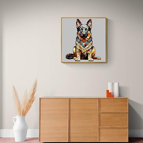 Miniatura 7 de WOODBESTS Rompecabezas de madera para adultos rompecabezas de Beagle L 263 piezas 165 x 134 pulgadas hermosa caja de madera rompecabezas de madera