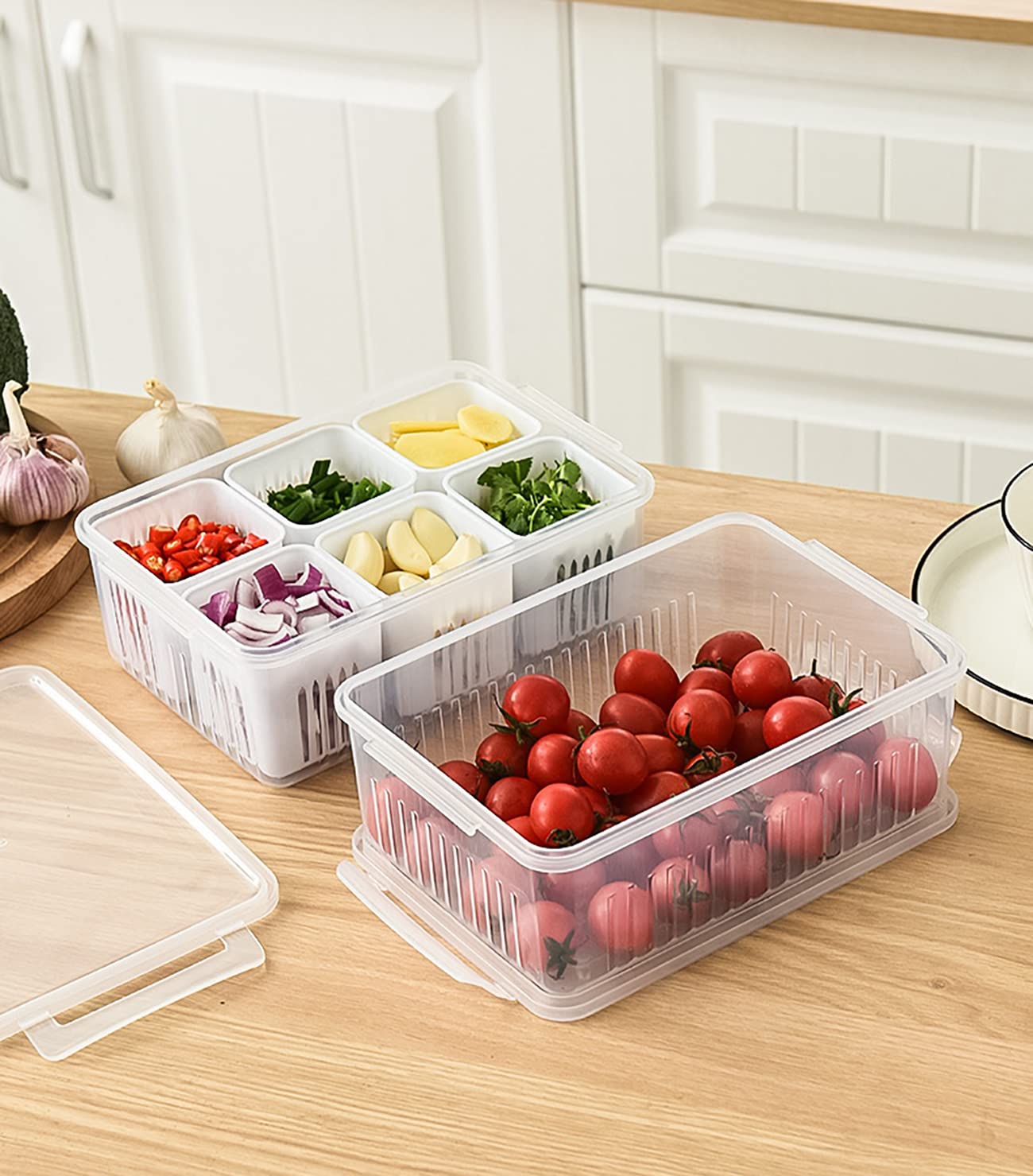34pcs Glass Food Storage Containers With Lids Set, Airtight Glass Eal