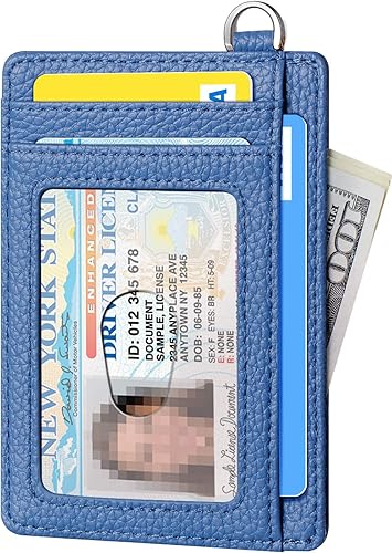 Miniatura 2 de FurArt - Cartera delgada minimalista, cartera para bolsillo delantero, bloqueo RFID, soporte para tarjetas de crédito para hombres