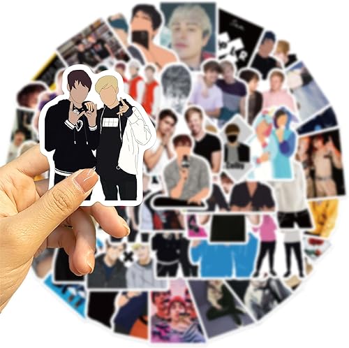 Miniatura 6 de Sam and Colby - 50 calcomanías de juguete VSCO de dibujos animados para botellas de agua, laptop, libro, grafiti, calcomanías de vinilo impermeables