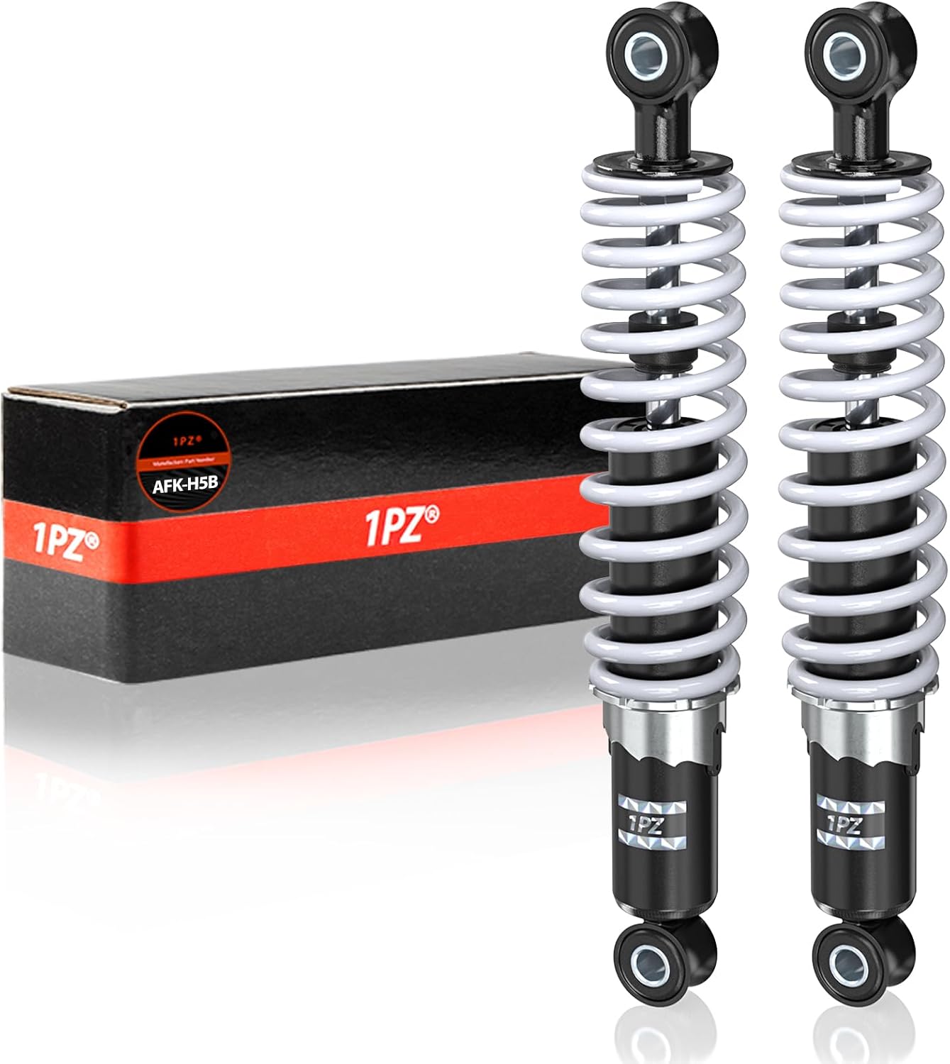 1PZ AFK-H5B 2pcs 10" 11" Adjustable Front Shock set Replacement for 50cc 70cc 90cc 110cc 125cc KID Quad ATV Go Kart Coolster TaTao