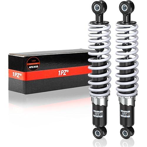 1PZ AFK-H5B 2pcs 10" 11" Adjustable Front Shock set Replacement for 50cc 70cc 90cc 110cc 125cc KID Quad ATV Go Kart Coolster TaTao