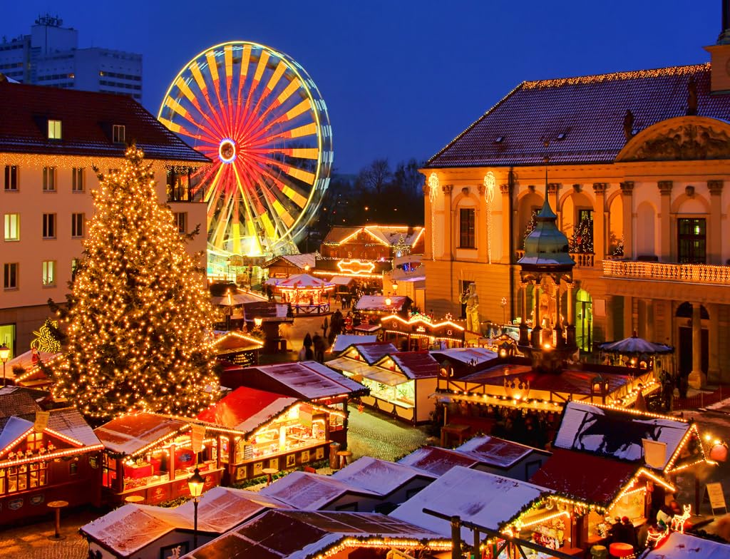 Puzzle Magdeburger Weihnachtsmarkt – 1000 Teile Von Lais, Detailreiches Motiv Für Puzzle-Fans