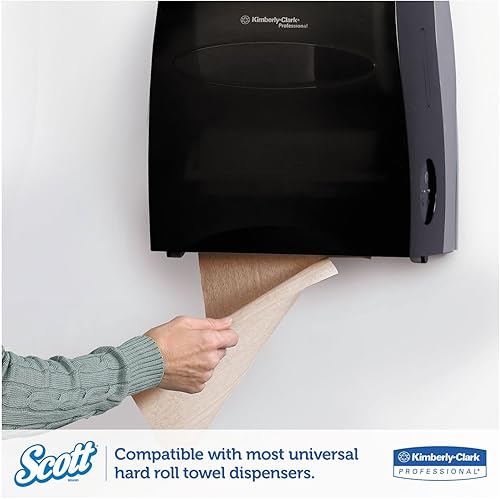 Miniatura 5 de Scott 04142 - Rollo de toallas rígidas, núcleo de 1.5 pulgadas, 8 x 800 pies, natural, 12 rollos por caja