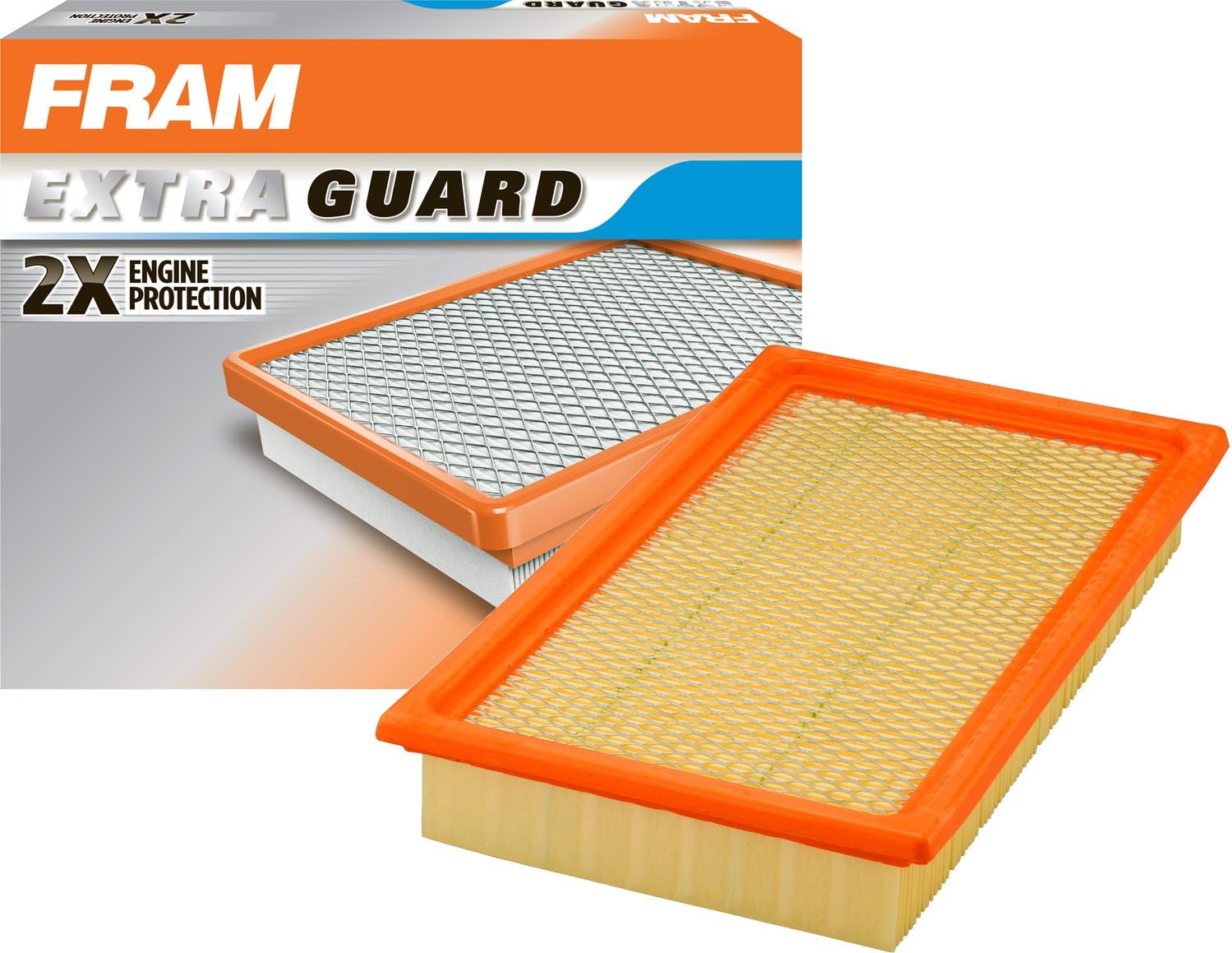 FRAM Extra Guard CA10242 Replacement Engine Air Filter for Select Ford, Lincoln, Mazda, and Mercury Models, Provides Up to 12 Months or 12,000 Miles Filter Protection