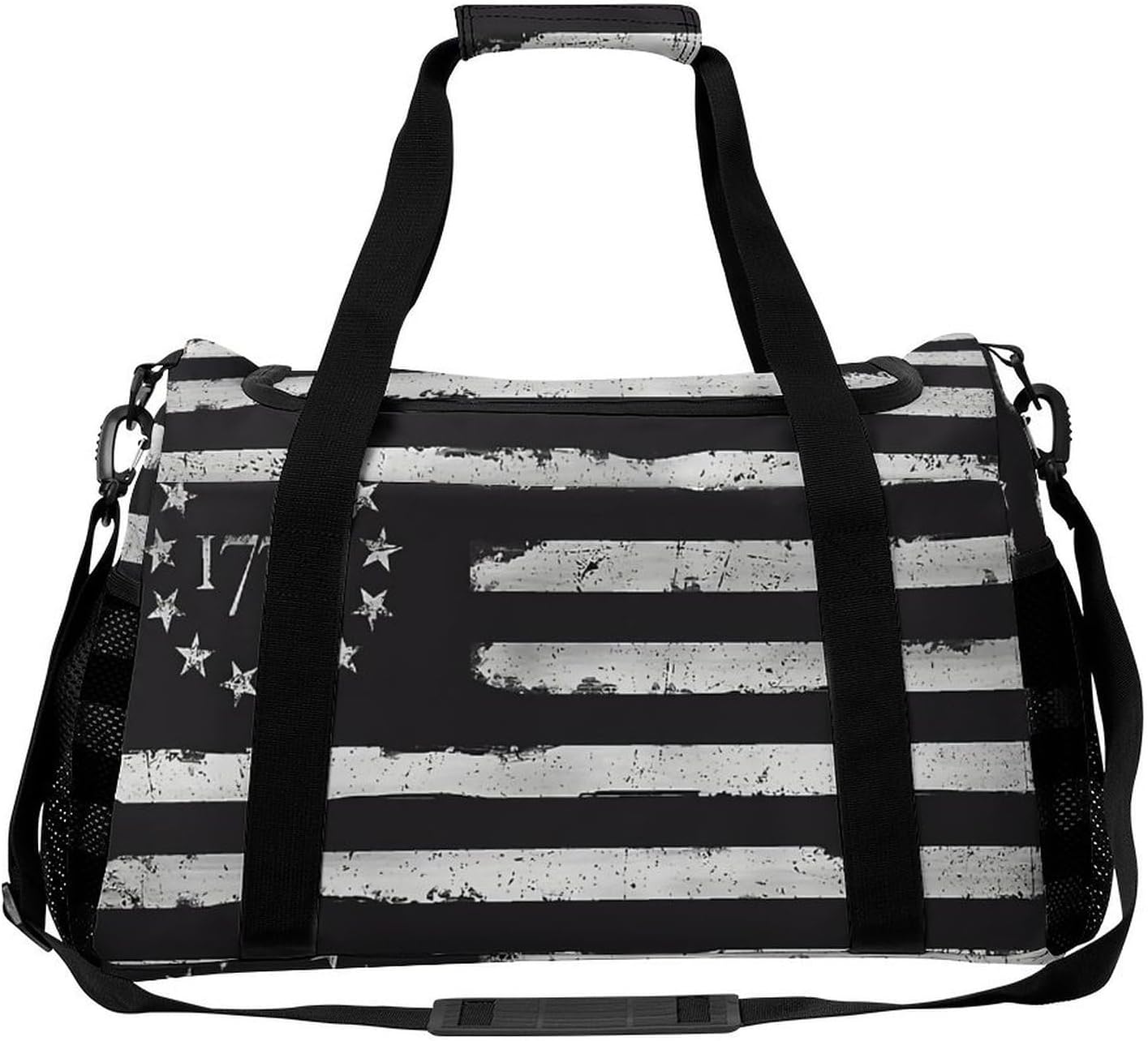 Betsy Ross American Flag 1776 Personal Item Bag Travel Duffel Bag Sports Tote Gym Bag Luggage Duffle for Women Men