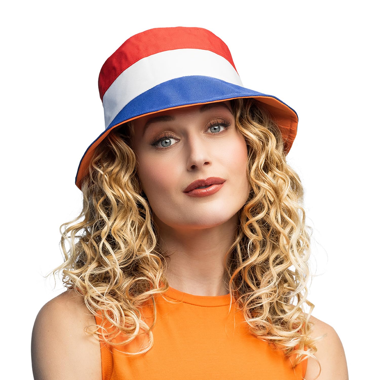 Boland 61859 Bucket Hat Holland, Fishing Hat, Netherlands Hat for the European Championship, World Cup, Carnival or Festival