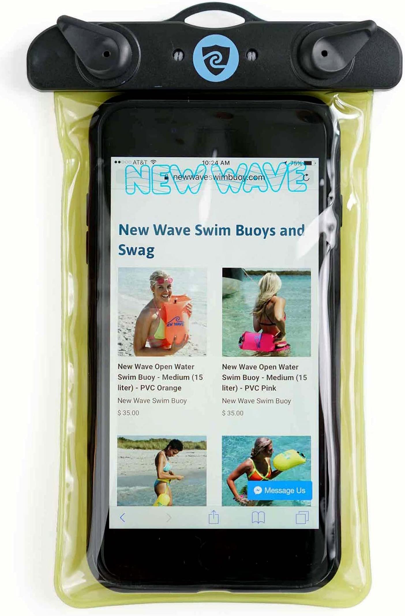 New Wave Swim BuoyNew Wave Waterproof Phone Case & Dry Bag Pouch from