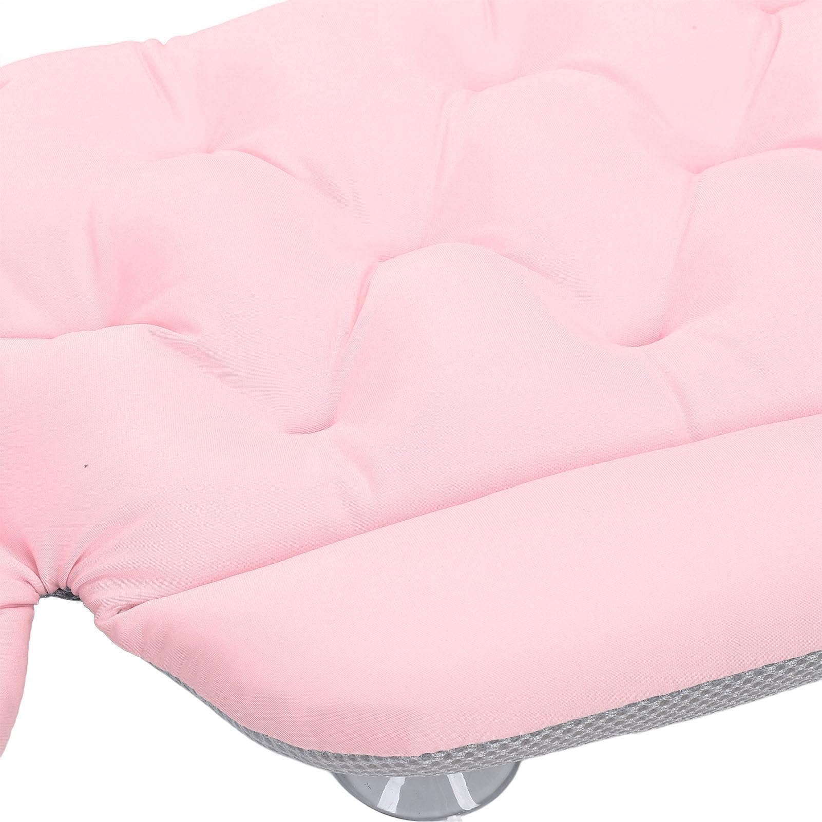 Cuscino per Vasca da Bagno, Cuscino da Bagno per Tutto il Corpo Pieghevole Facile da Pulire Ergonomico per Accessori Spa per Adulti (Rosa)