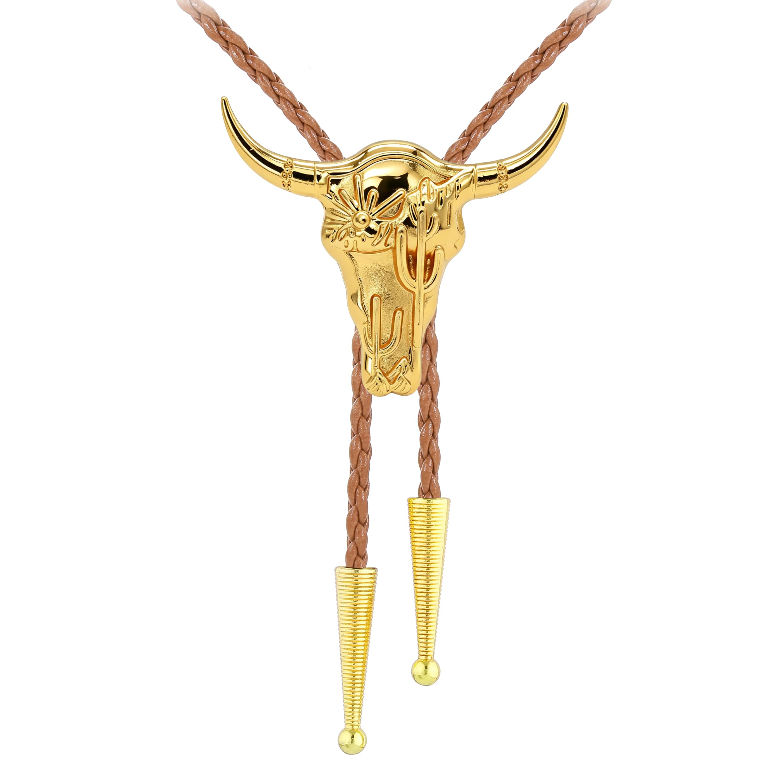 Jeilwiy Bolo Tie for Men Cowboy Ties Western Bolo Tie Necklace for Women
