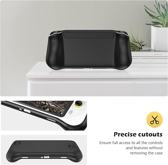 ProCase Flip Case for Logitech G Cloud Handheld with Front Cover, Upgraded Protective Case for Logitech G Cloud Gaming Case with Magnetically Detachable Front Hard Shell -Black
