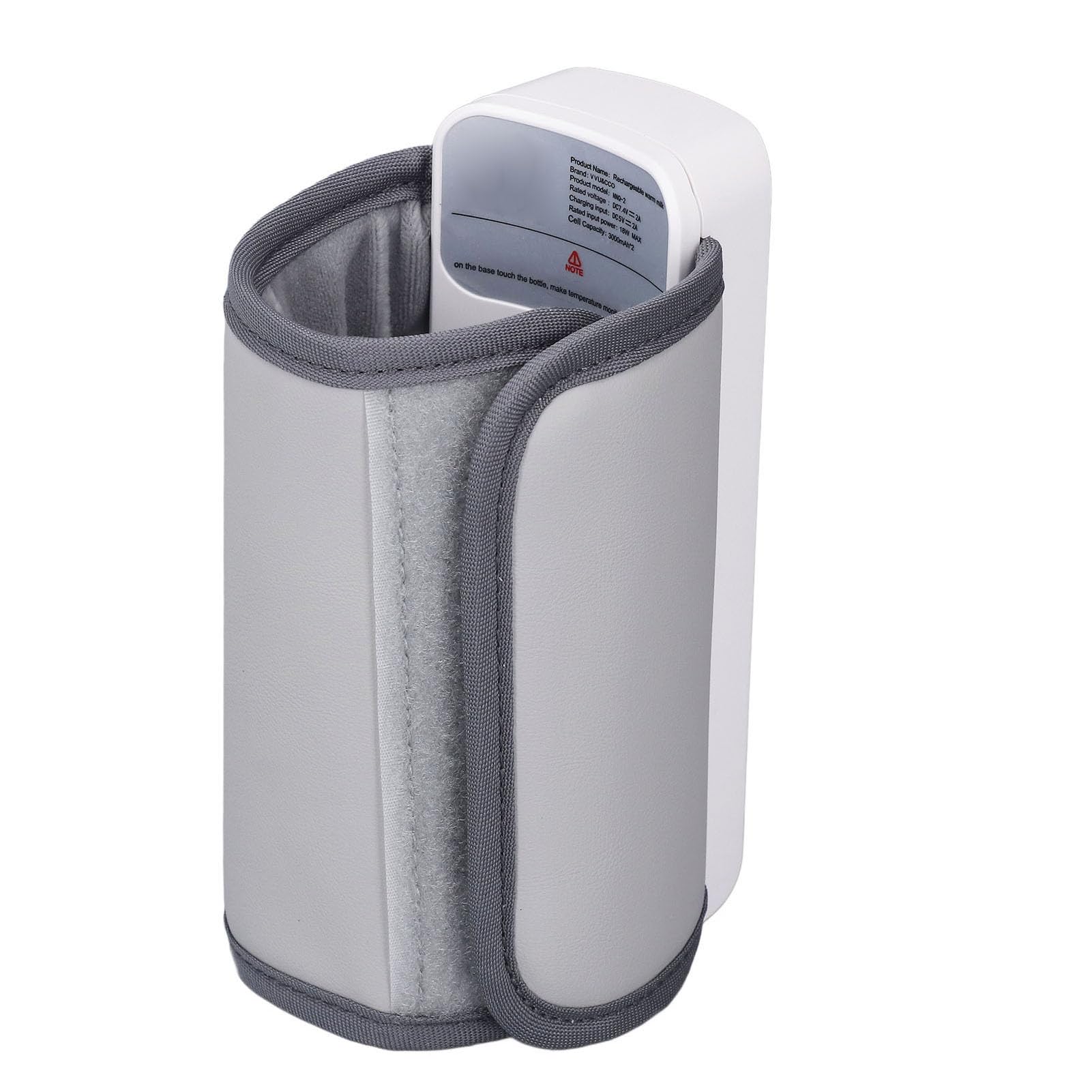 Scaldabiberon Portatile, Ricaricabile Tramite USB, Temperatura Costante, Ricarica Wireless, Riscaldamento Automatico Notturno, Facile da Usare, per la Casa e il Viaggio
