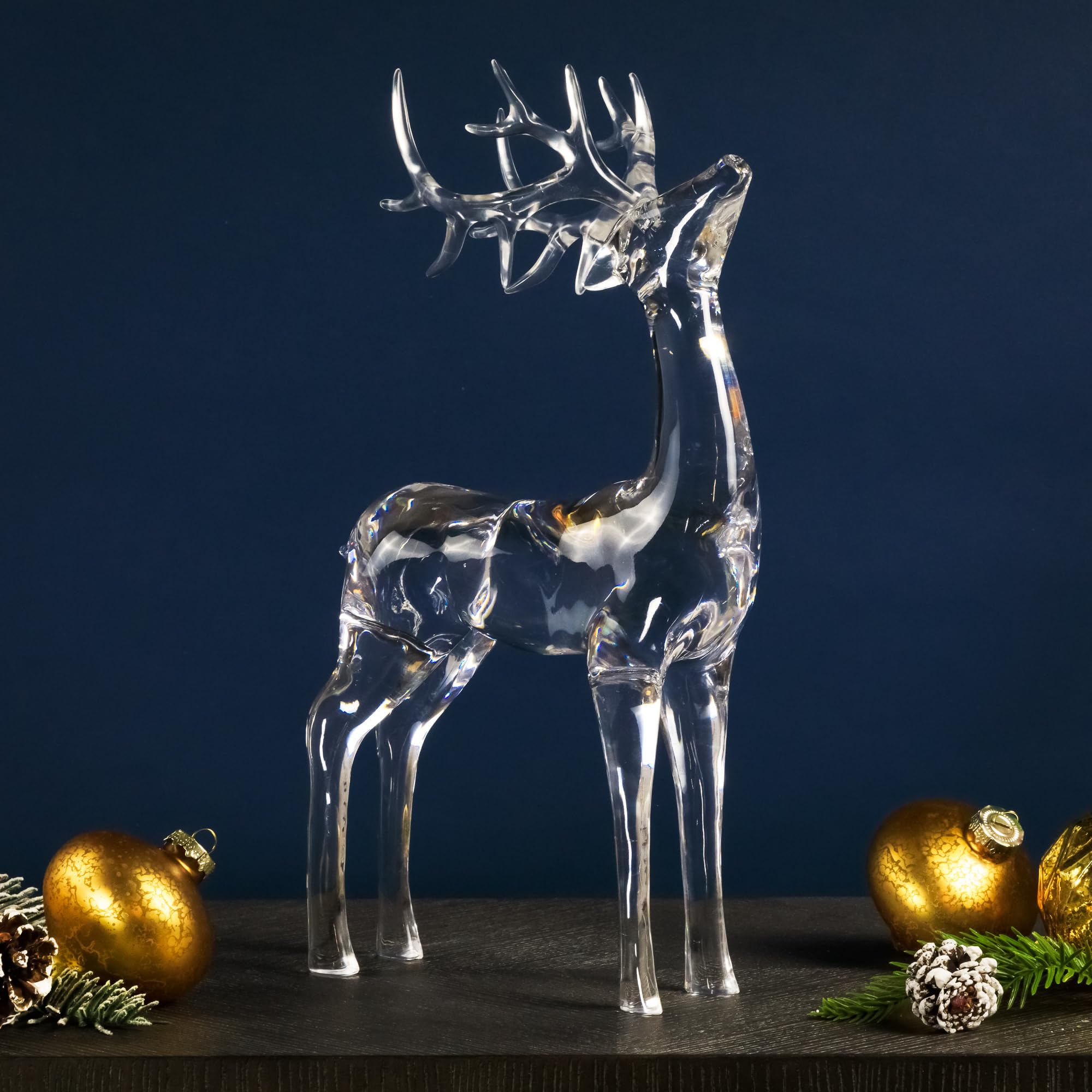 Standing Acrylic Deer Christmas Decoration - 15
