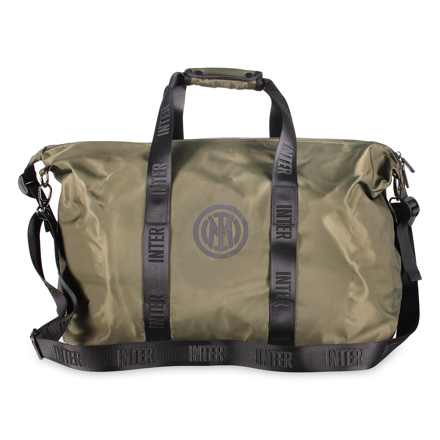Inter - Borsa da Viaggio 100% Nylon, 40 Litri - Alta Qualità, Spedizione Veloce, Prodotto Ufficiale Milano per Lavoro, Stadio, Viaggi, Scuola e Tutti i Tifosi Nerazzurri.