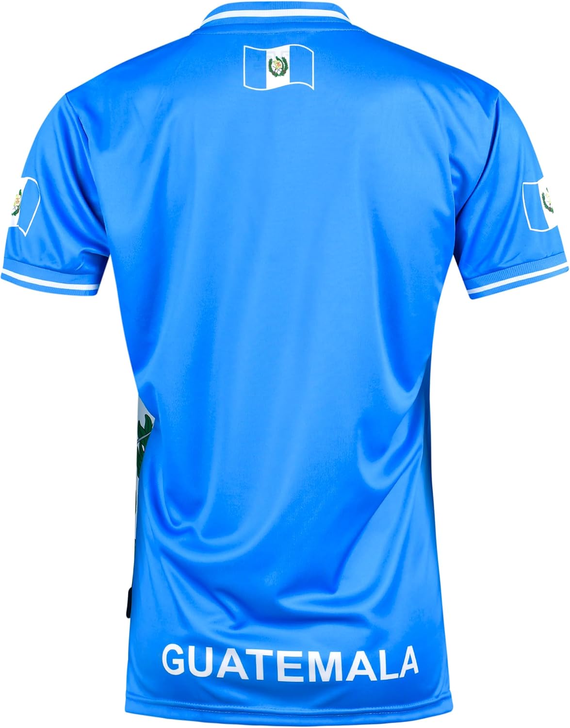 fox & fury Women's Guatemala Soccer Shirt Soccer Jersey - Sleek Ribbed Collar and Ribbed Sleeves