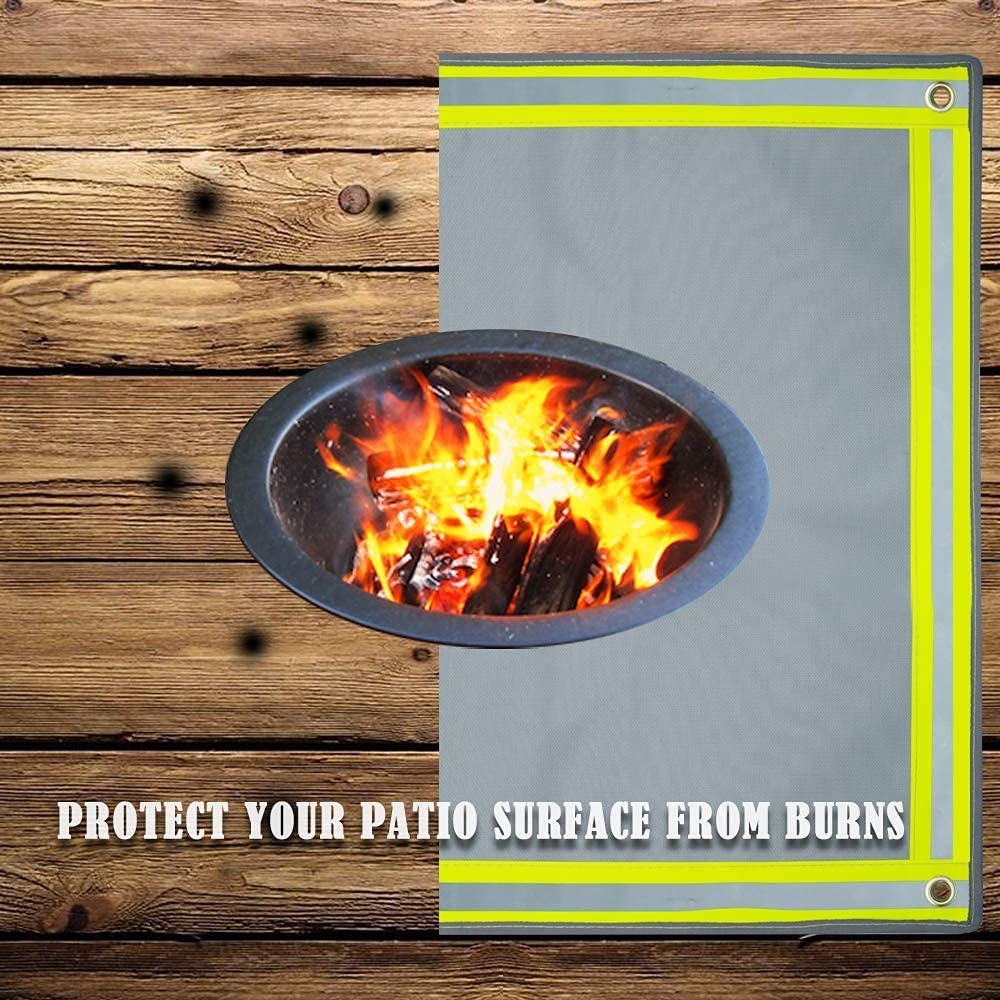 Outdoor Living Feuerschutzmatte - 86,4 Cm Hitzebeständig Für Feuerstellen
