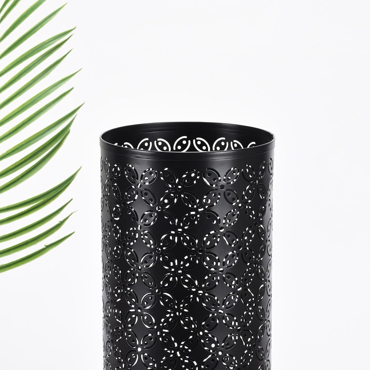 Metal Round Umbrella Stand Rack, 16.5 X 5.9 Inch Free Standing Umbrella Holder Bin Umbrella Stand Rack for Entryway Umbrella Holder Stands for Porch, Apartment, Entrance, Home