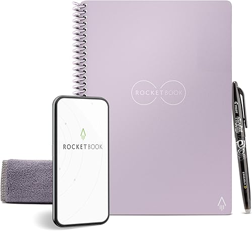 Miniatura 1 de Rocketbook Core - Cuaderno inteligente reutilizable  Innovador, ecológico, portátil conectado digitalmente con capacidad de compartir en la nube