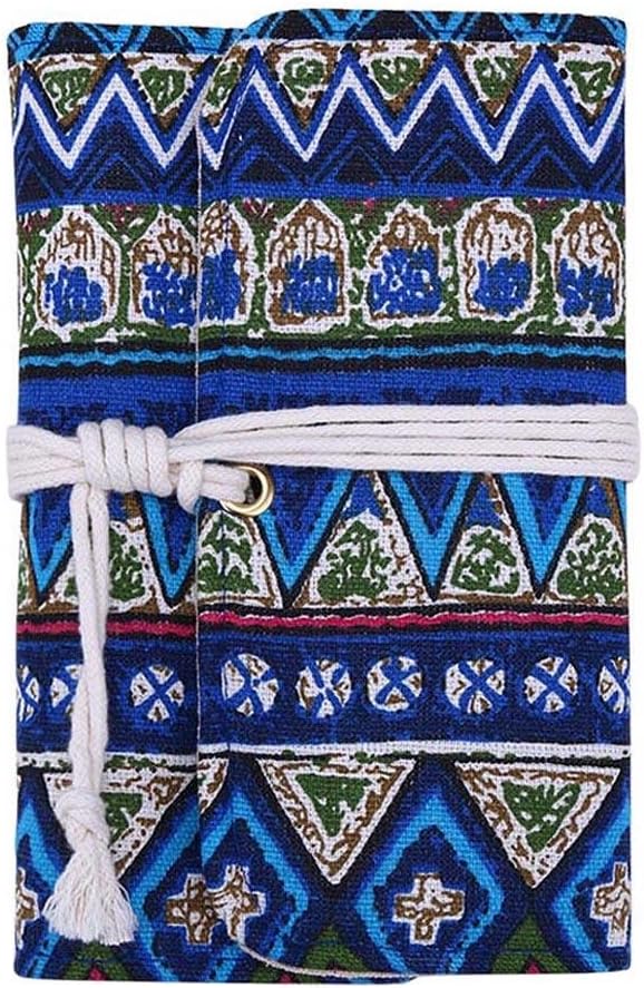 SIKIWIND Multi-use Linen Cover Diary Book Weekly Agenda Notebook FOR Office Students Travelers