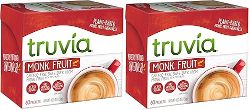 Miniatura 9 de Truvia Edulcorante sin calorías de los paquetes de fruta del monje caja de 60 unidades de monjes paquete de 1