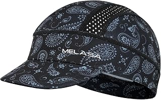 Lightweight Breathable Cycling Cap Fits Under Bike Helmet | For Hot-Weather Rides with Cooling Comfort, A Flip Visor, Sweat-Wicking Performance and Secure Fit Under Cycling Helmets
