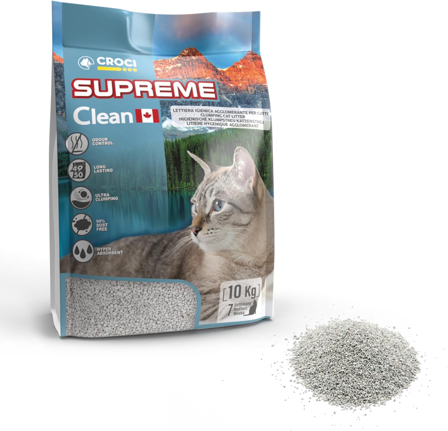 Croci Cat Litter Premium with Canadese Bentonite