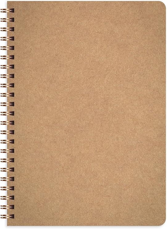 A5 Kraft Cardboard Cover 70 Leaves 110 grams Dotted Notepad