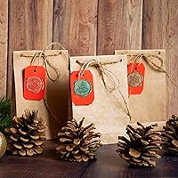 Vista 6 de 60 calcomanías de sello de cera de Navidad, calcomanías de sello de sobres vintage, sellos de cera autoadhesivos para invitaciones, regalos