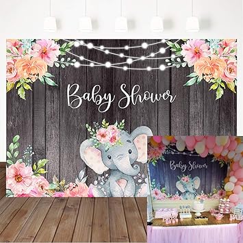 Amazon Com Mocsicka Elephant Baby Shower Background Pink Baby Girl Elephant Backdrop 7x5ft Vinyl String Lights Wooden Floral For Girl Birthday Party Banner Backdrops Electronics Amazon Com Mocsicka Elephant Baby Shower Background Pink Baby Girl Elephant Backdrop 7x5ft Vinyl String Lights Wooden Floral For Girl Birthday Party Banner Backdrops Electronics