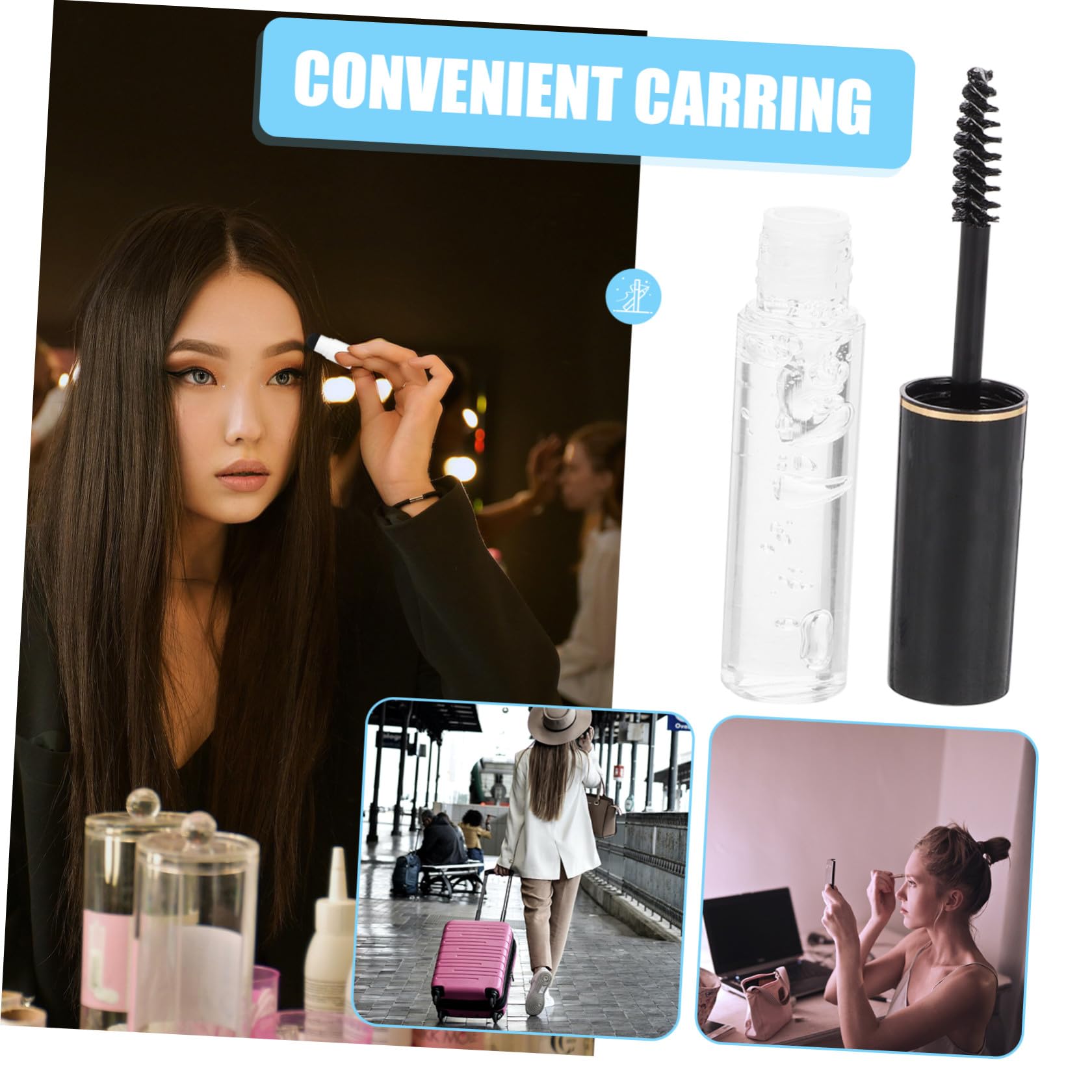 6pezzi Gel Per Sopracciglia Fissatore Per Makeup e Duraturo Confezione Per Speciali e