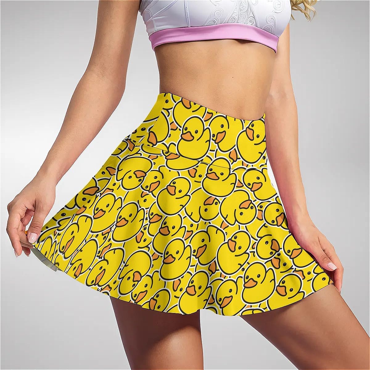 Tennis Skirt for Women with Pockets Inner Shorts, High Waisted Athletic Golf Skorts for Running Workout Sports - Image 4