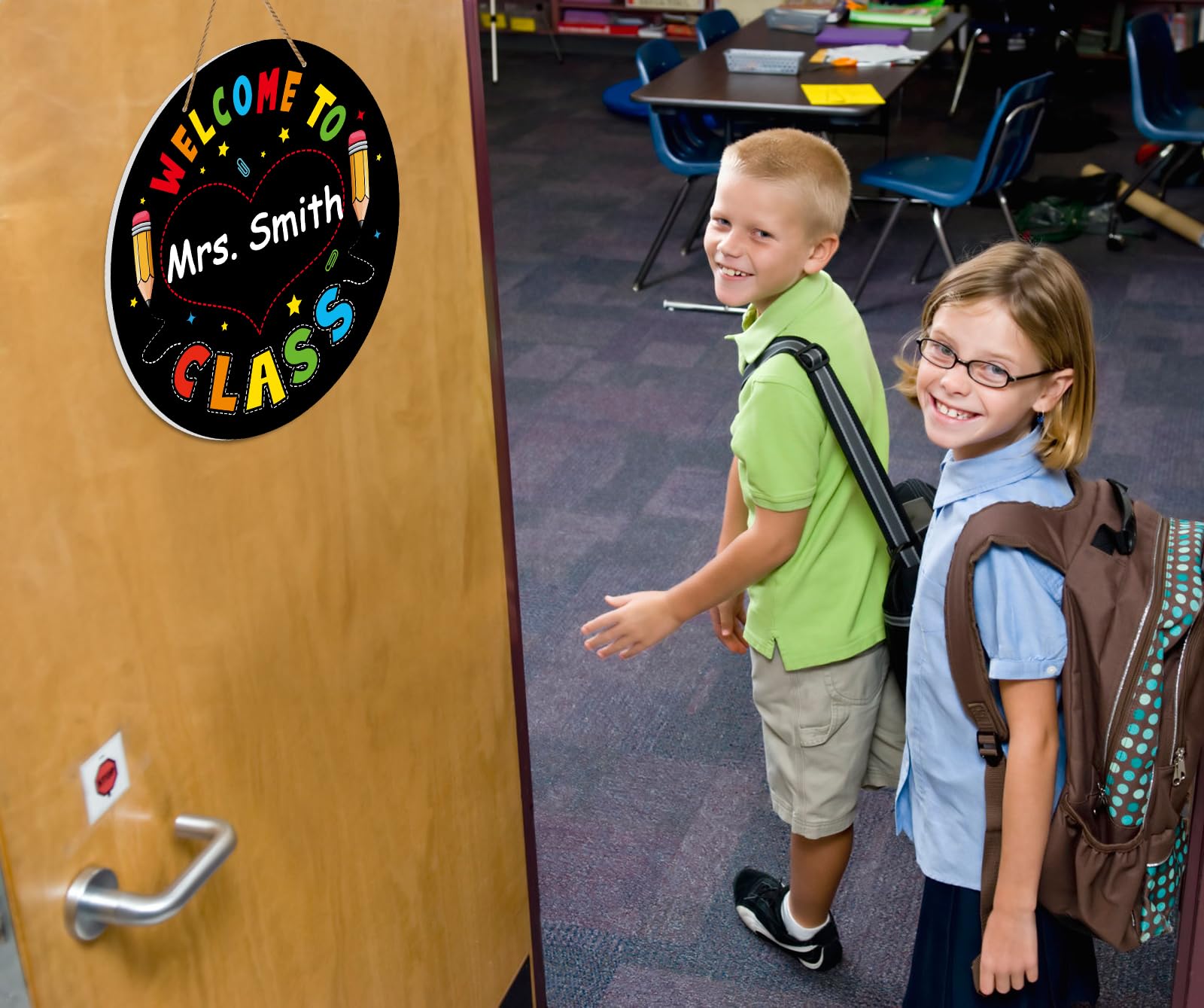 Snapklik.com : WaaHome Welcome Sign For Classroom Door Decorations 11.3 ...