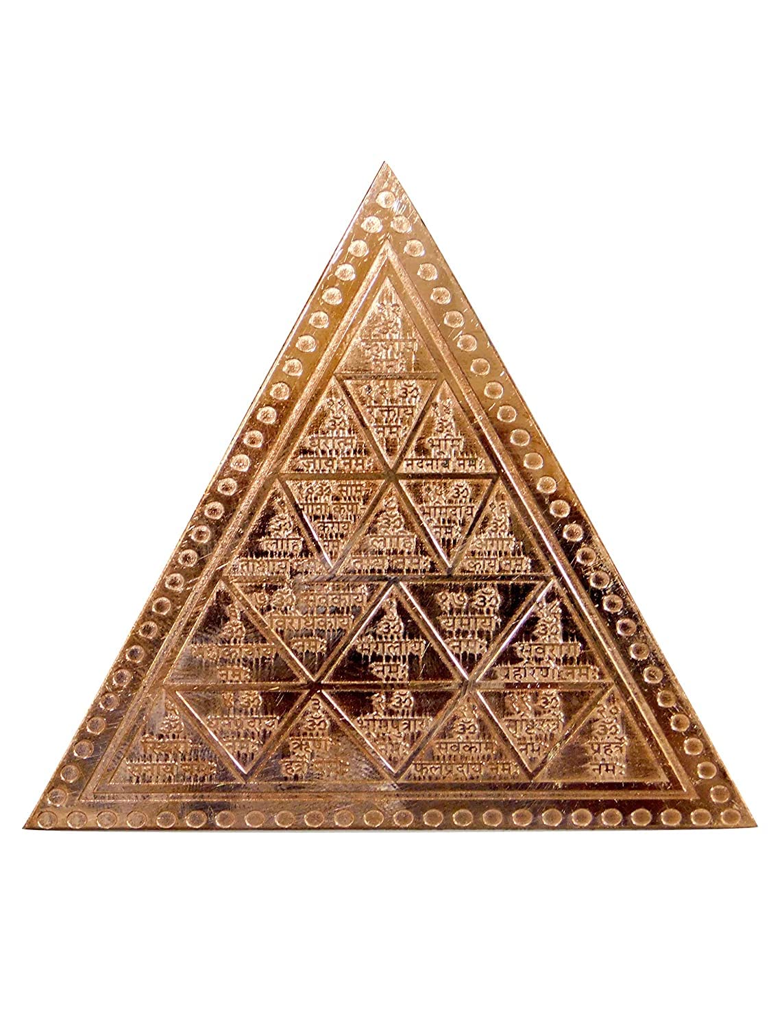 Yantra Mangal en cuivre calme le stress de la maison au bureau