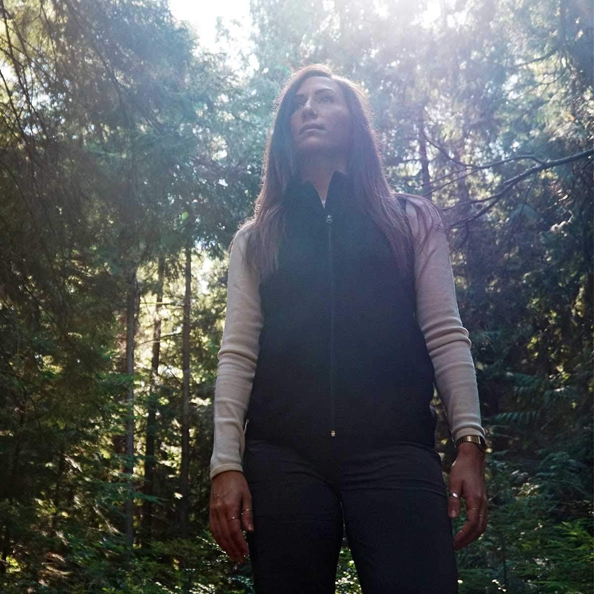 100% Merino Wool Vest - Women's Expedition Heavyweight Vest - Image 8