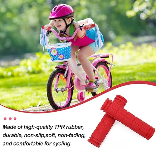 Miniatura 27 de Coolrunner Agarres de manillar de bicicleta, empuñaduras de bicicleta para niños y niñas, agarre de goma antideslizante para scooter Cruiser Seadoo