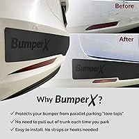 Vista 4 de Protección Trasera del Parachoques del Coche, Protector de Parachoques DIY de Pelar y Pegar, Protector de Parachoques Adhesivo para Coches, Tira