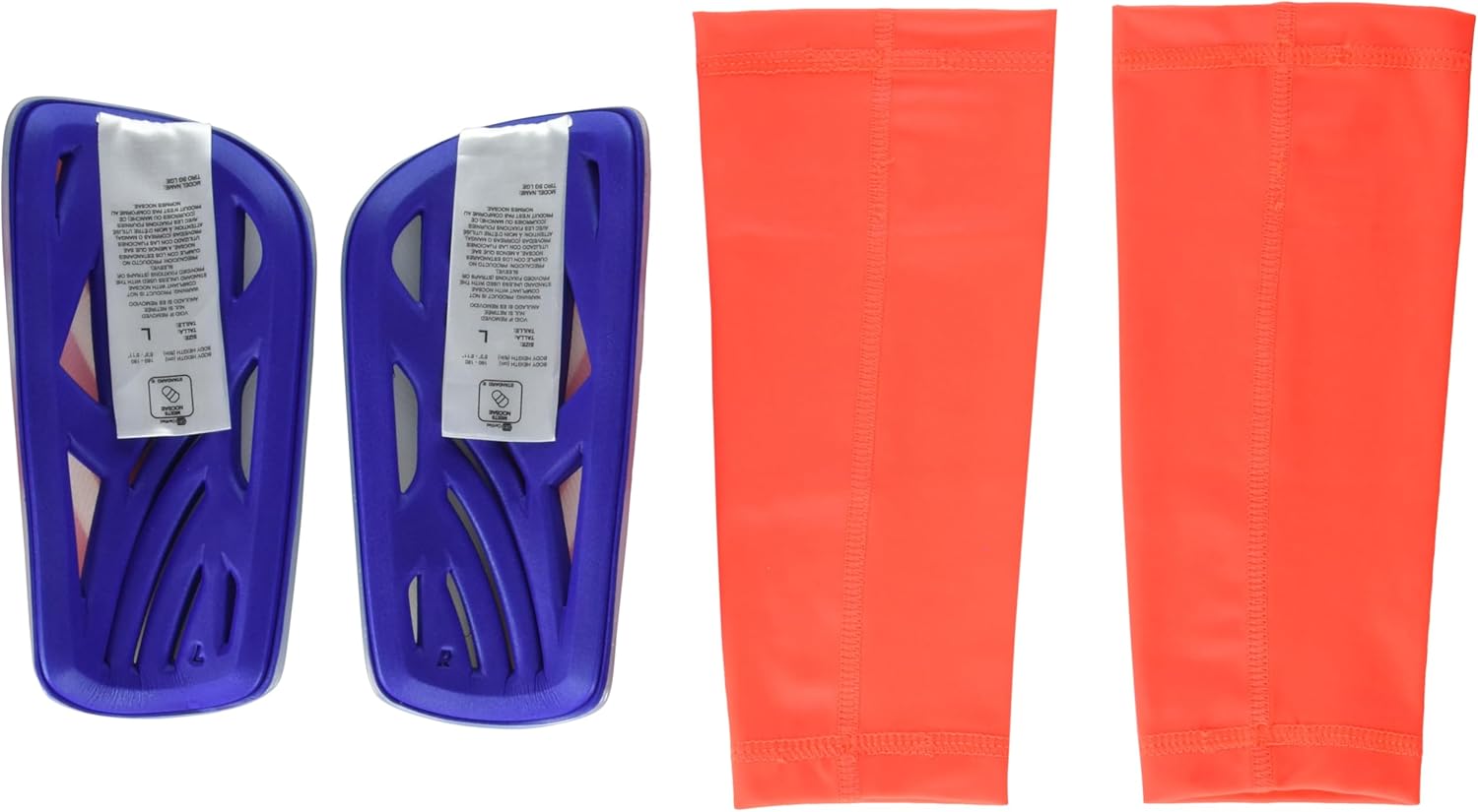 Adidas Unisex-Adult Tiro League Shinguard, White/Lucid Blue/Solar Red, Large