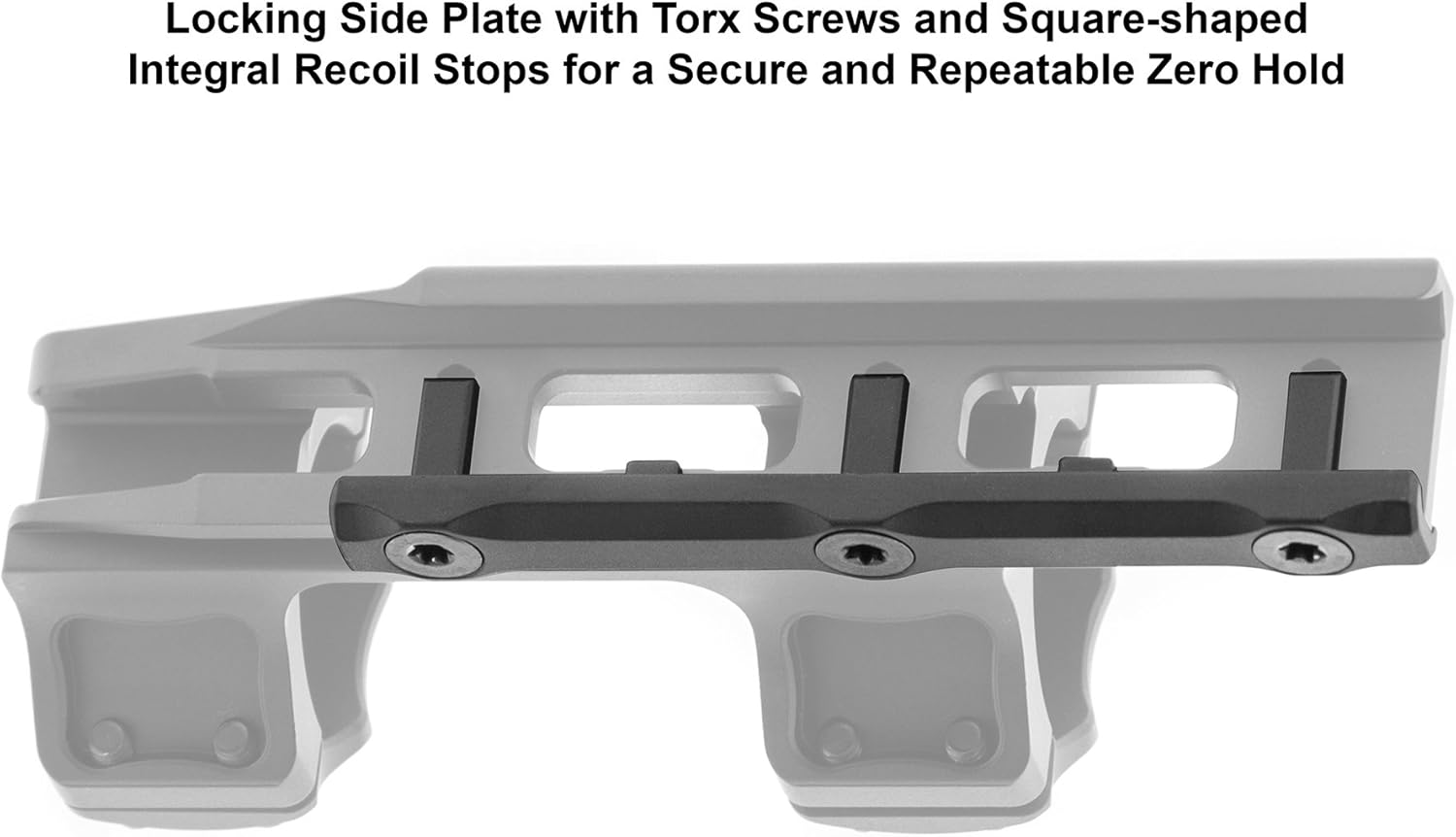 UTG unisex adult UTG ACCU SYNC 30mm Medium Pro 34mm Offset Picatinny Rings, Matte Black, Medium US