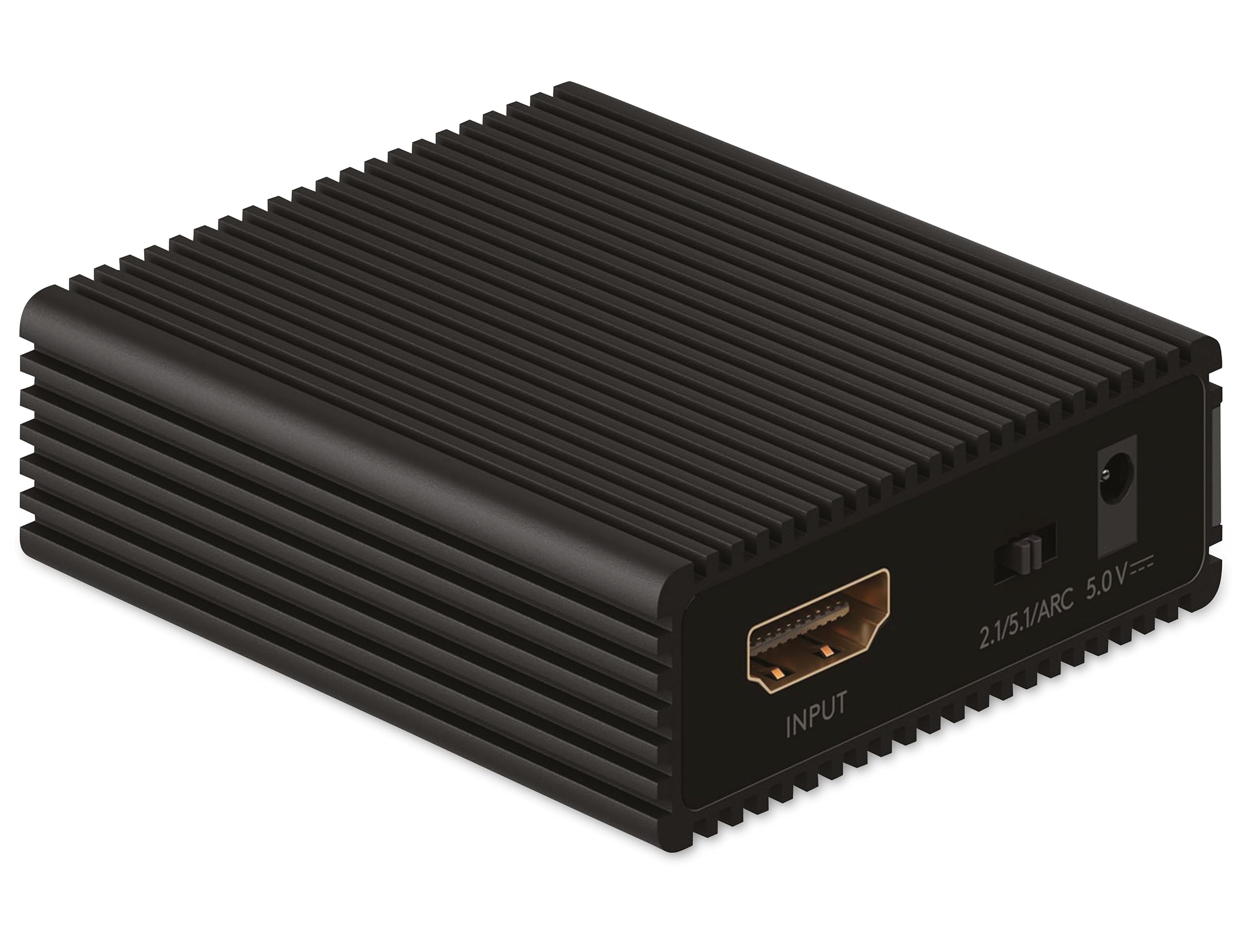 goobay 58477 HDMI Extractor Audio 4K @ 60Hz Digital to Analogue Convertidor 18 Gbit/s HDMI Audio Adapter Toslink & Jack para TV