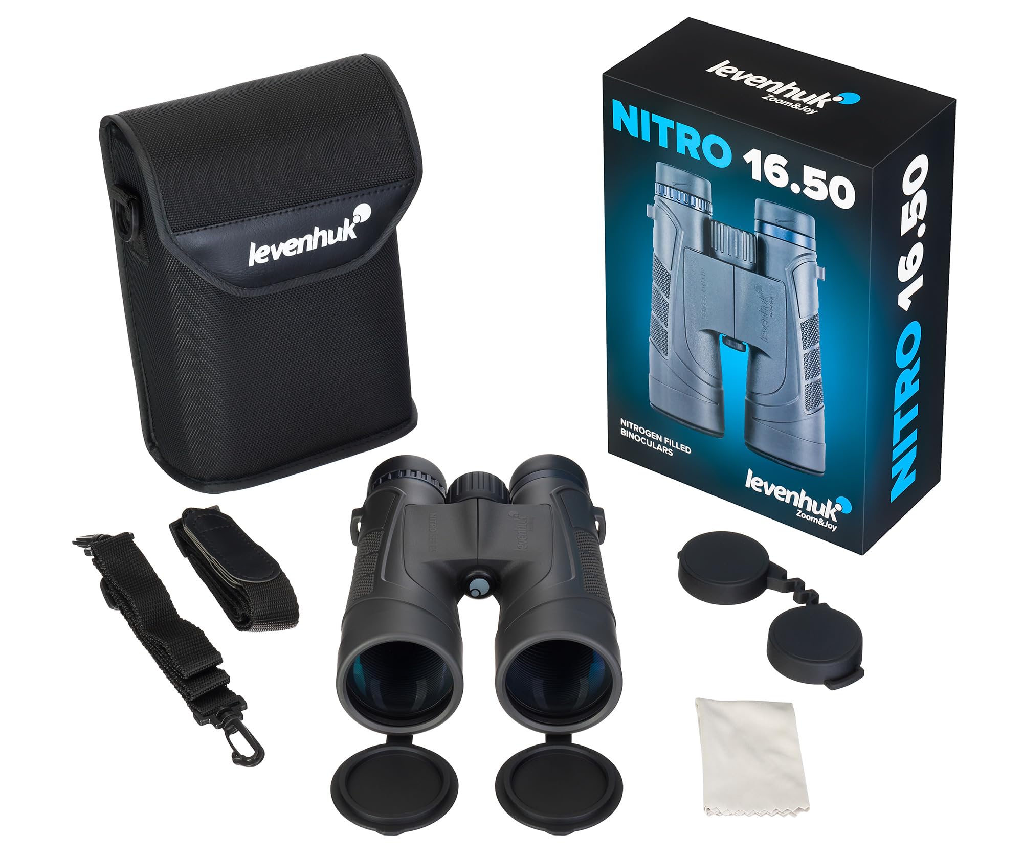 Levenhuk Nitro 16x50 Jumelles Adultes Compactes Pissantes Étanches IP67