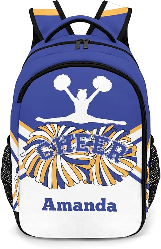 Cheer Backpack XOZOTY Purple Cheerleader Personalized With Name